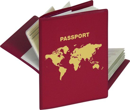 HERMA RFID protectors for passport - Red