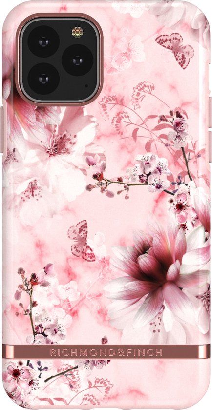 Richmond & Finch Pink Marble Floral Case for iPhone 11 Pro - Back Cover - Plastic