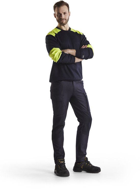 Blåkläder Multinorm werkbroek Inherent met stretch 1486-1512 - Marineblauw - C64
