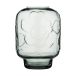 Marimekko Vase en verre Unikko Misty grey, 18 cm