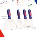Workpro Jeu de spatules couteau à palette en acier inoxydable grattoir 4 pièces 38 mm 76 mm 100 mm 150 mm