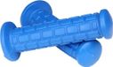 Griffrubber set, 22/24 mm, blauw, "Blockmuster Lusito", universeel, geschikt voor Mofa, Moped, Mokick