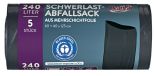 CleanPac Sac Robuste 240 Litres 5 Pièces