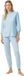 Mey Pyjama Serie Simple Stripes Driekwart Mouw Vrouwen Alice Blue Gestreept 100% Katoen XXL