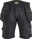 Blåkläder STRIKER Werkbroek Korte Werkbroek Mannen Zwart Katoen 340 g/m² Maat 50