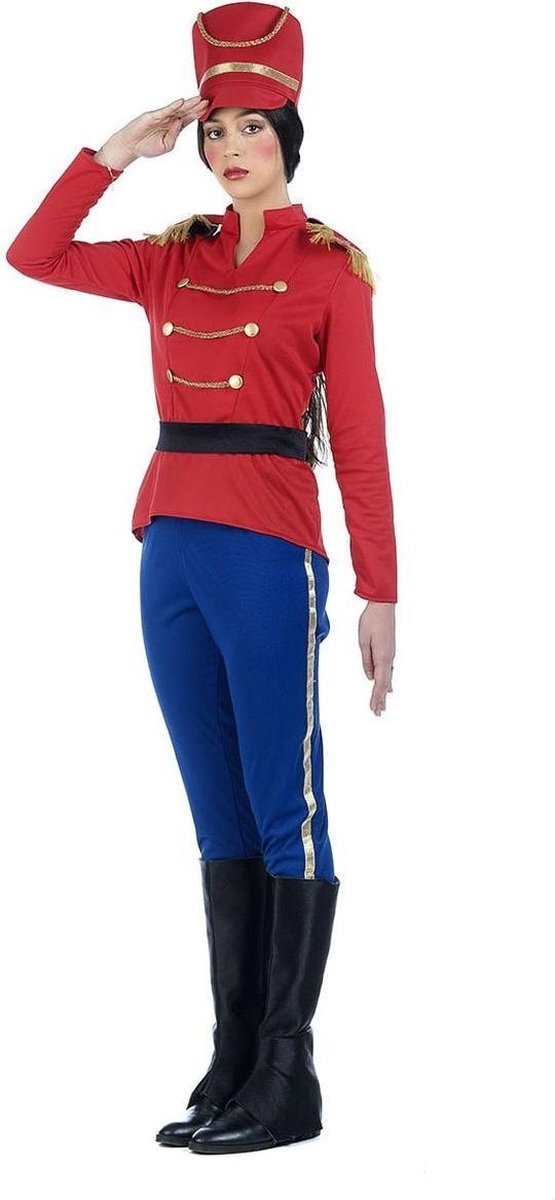 Limit Leger & Oorlog Kostuum | Tinnen Soldaat Garde Regiment Paleiswacht | Vrouw | Maat 42 | Carnaval kostuum | Verkleedkleding