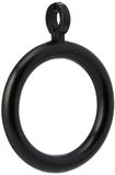 Bulk Merriway BH03244 Kunststof gordijnring met vast oog, wit, 24 stuks