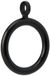 Bulk Merriway BH03244 Kunststof gordijnring met vast oog, wit, 24 stuks