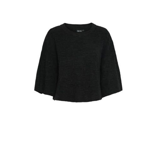 PIECES Gebreide Trui Zwart
