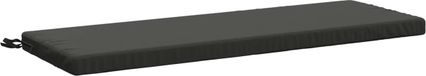 vidaXL Bankkussen SOEST 100% Polyester Antraciet 120 x 40 x 5 cm