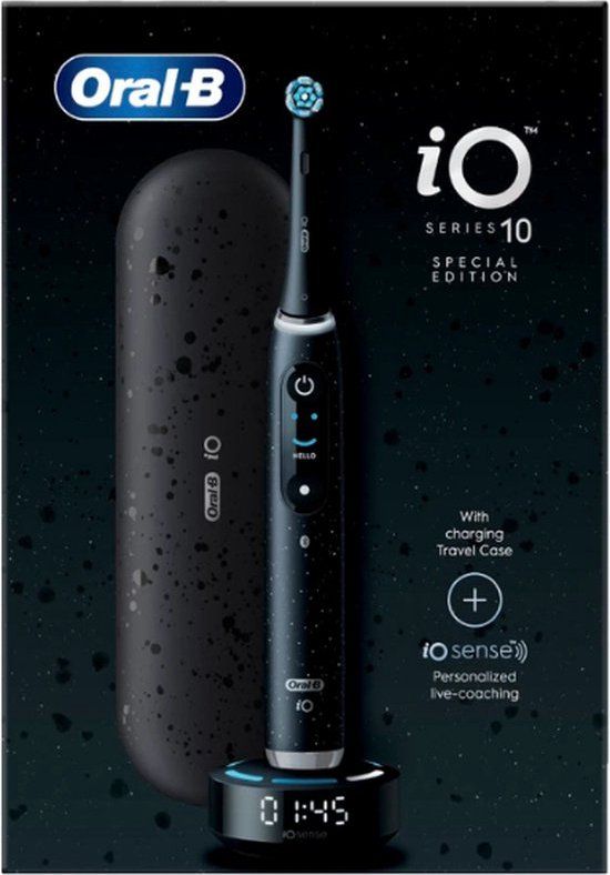 Oral-B iO 10 Elektrische Tandenborstel - Cosmic Zwart - Special Edition