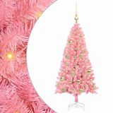vidaXL Sapin de Noël Rose 120 cm PVC