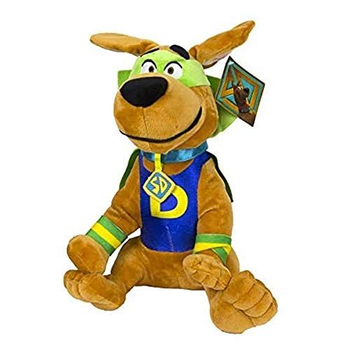 Scooby-Doo! SCOOB! Jonge SUPER hond 28cm Halloween Kostuum - Superheld Knuffel Zittend Met Cape - Van Nieuwe Film Uit 2020