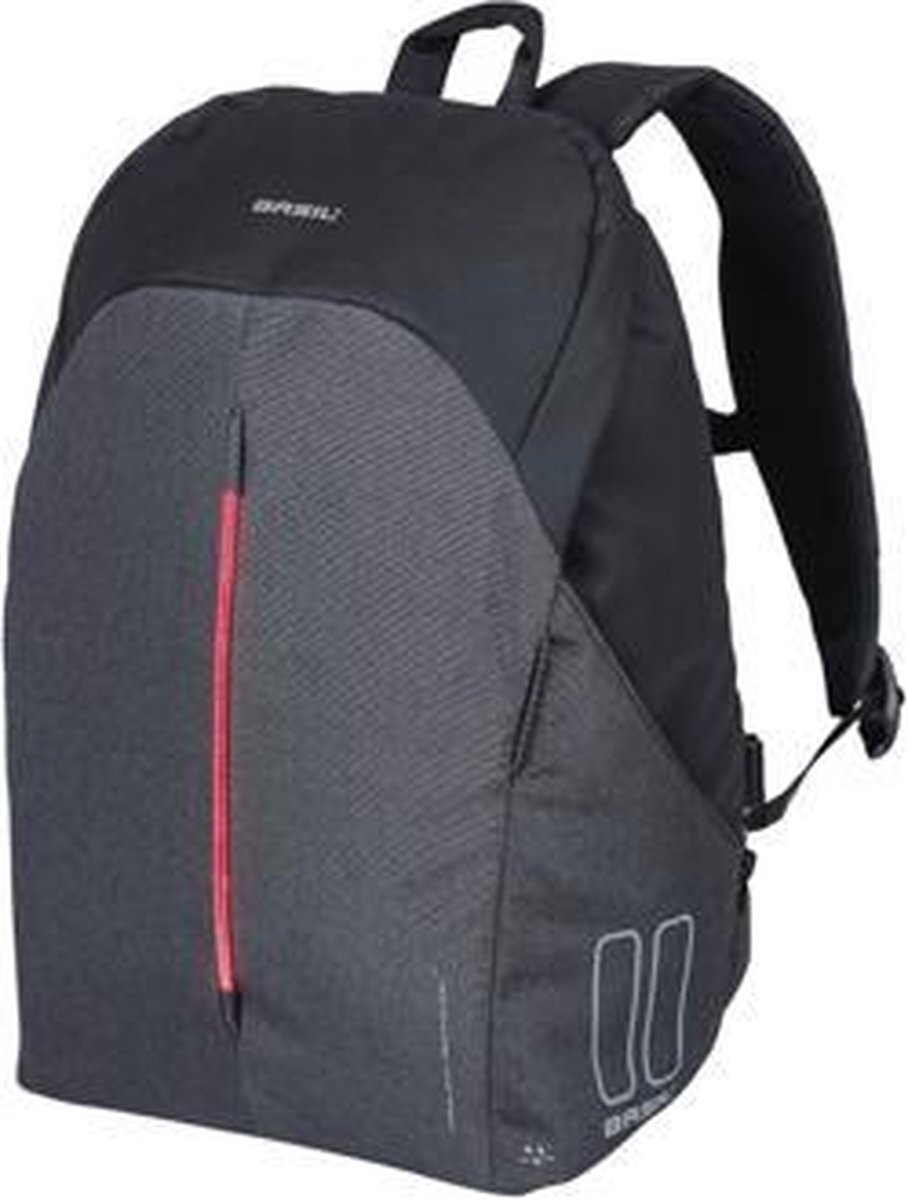 Basil B-Safe Nordlicht Commuter Bicycle Backpack Women, black