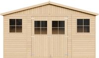 Timbela M332 - Houten tuinhuis - 8 m² - 220x418xH246 cm - zonder vloer