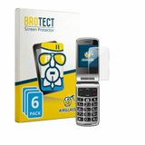BROTECT bea-fon Screenprotector 6 Stuks voor bea-fon SL645 Beschermglas transparant