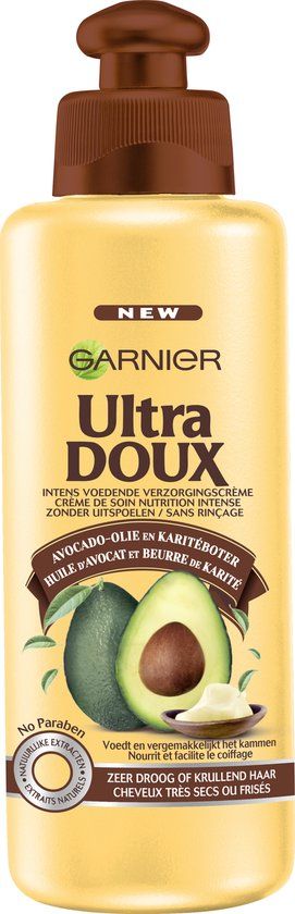 Garnier Ultra Doux Avocado Olie & Shea Butter Verzorgingscrème - 200ml