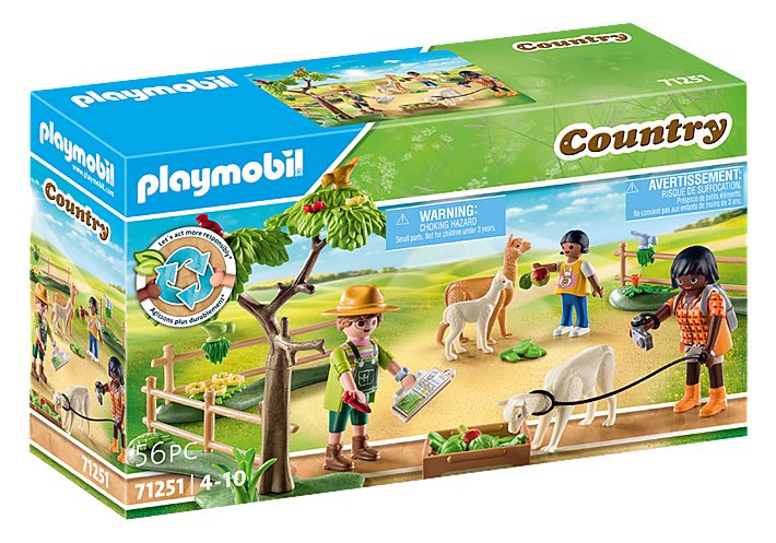 PLAYMOBIL Country 71251 Alpaca Wandeling - Speelgoed Figuurset - 4+ Jaar