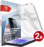 Rosso Screenprotector Geschikt voor Samsung Galaxy A53 | 9H Tempered Glass | Beschermglas | Glasplaatje | Case Friendly | Met Installatietray | Eenvoudige montage | 2-Pack