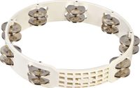LP Latin Percussion LPA192 Aspire Plastic Tambourine White 10 Inch