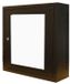DSIT 3U wandkast met glazen deur 185mm diep