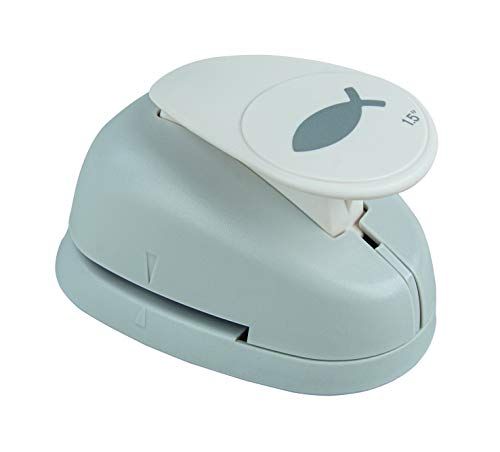 RAYHER figuurpons vis ø 1,6 cm, 5/8 inch, geschikt voor papier/karton tot 200 g/m2