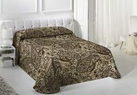 VIALMAN Lichtgewicht Bouti Sprei, Bruin, 90 x 190 cm