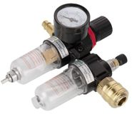 Régulateur de pression avec manomètre - Séparateur d'eau pour air comprimé