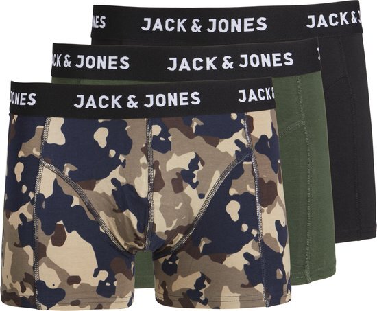 JACK&amp;JONES ADDITIONALS JACJAMES TRUNKS 3 PACK Heren Onderbroek - Maat XL