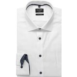 OLYMP No. Six Super Slim Overhemd wit, Faux-uni