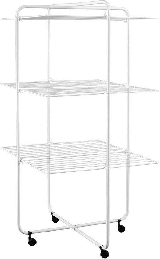 Tomado Metaltex Nantes Droogtoren - 3 Verdiepingen - 33 meter - Wit