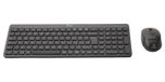 iTek DEC WS01 Toetsenbord en Muis Combo - RF Draadloos + Bluetooth - QWERTY Engels/Italiaans - Zwart/Grijs