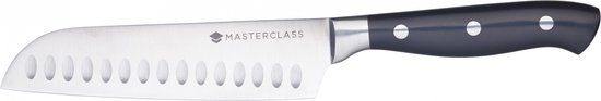 MasterClass Santokumes 12cm, Zelfscherpend - RVS - Duurzaam - Santoku Knife - EdgeKeeper