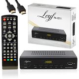 Leyf PA-2211 Digitale Kabelontvanger DVB-C/C2/T/T2 Full HD TV Met HDTV, SCART, USB en HD-Kabel
