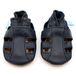 Dotty Fish Barefoot Leren Baby- & Peutersandalen – Marineblauw 12-18maanden
