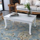 vidaXL Salontafel Hoogglans Wit 100 x 60 x 42 cm
