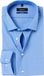 Seidensticker Chemise coupe ajustée - Bleu - Repassage facile - Coton - Manches longues - Col classique - Taille 45