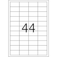 HERMA Premium - Papier - mat - permanent zelf-klevend - wit - 48.3 x 25.4 mm 4400 etiket(ten)