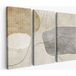 Tableau triptyque abstrait