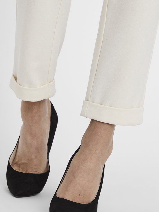 Vero Moda Vmmaya Mw Loose Solid Pant Noos - Birch - W28/L34