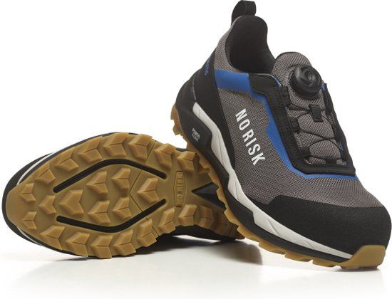 No Risk Athletic Low FLS Grey Blue S3L 1219.16 - Grijs/Blauw - Maat 46