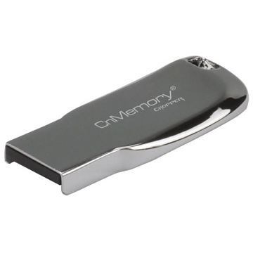CnMemory Chopper 16GB USB 2.0 Zwart, Metallic