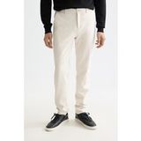 Scotch & Soda Mott - Tailored Knitted Yarn Dyed Chino Off White Melange Taille: W36L30