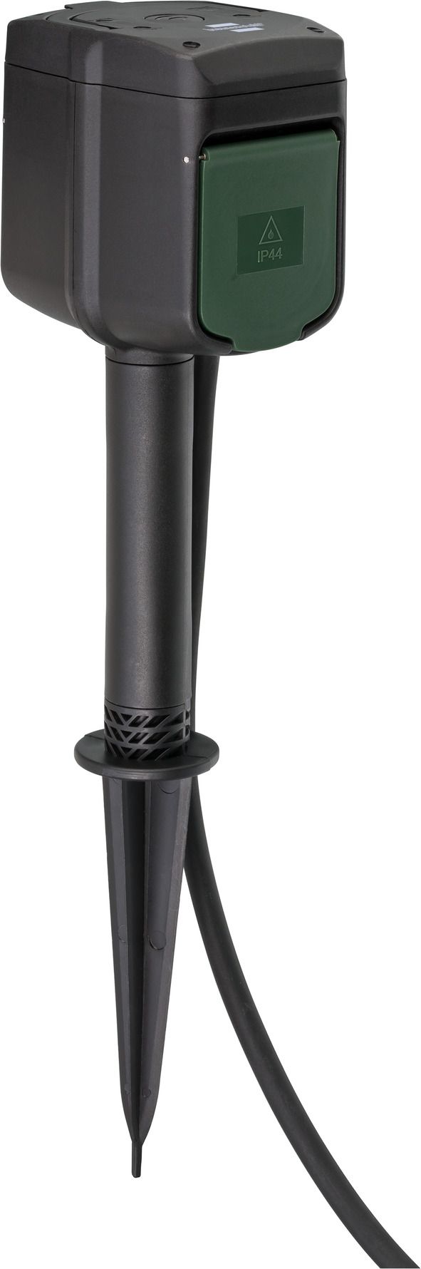 Brennenstuhl Connect WiFi-tuinstekkerdoos met aardingspen CS en montageplaat 2-voudig | 3m | H07RN-F 3G1,5 | IP44 - 1154540603