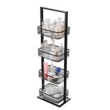 Amig - Multifunctionele opbergkast - 4 manden - Zwart staal