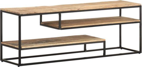 VidaXL TV-meubel 130x30x45 cm Mangohout