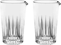 Bormioli Rocco 4x Luxe glazen water karaffen van 550 ml