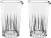 Bormioli Rocco 4x Luxe glazen water karaffen van 550 ml