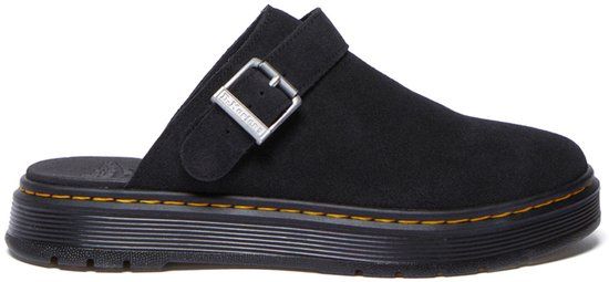 Dr. Martens Brookline Mule Suede - Zwart - Maat 43 - Unisex