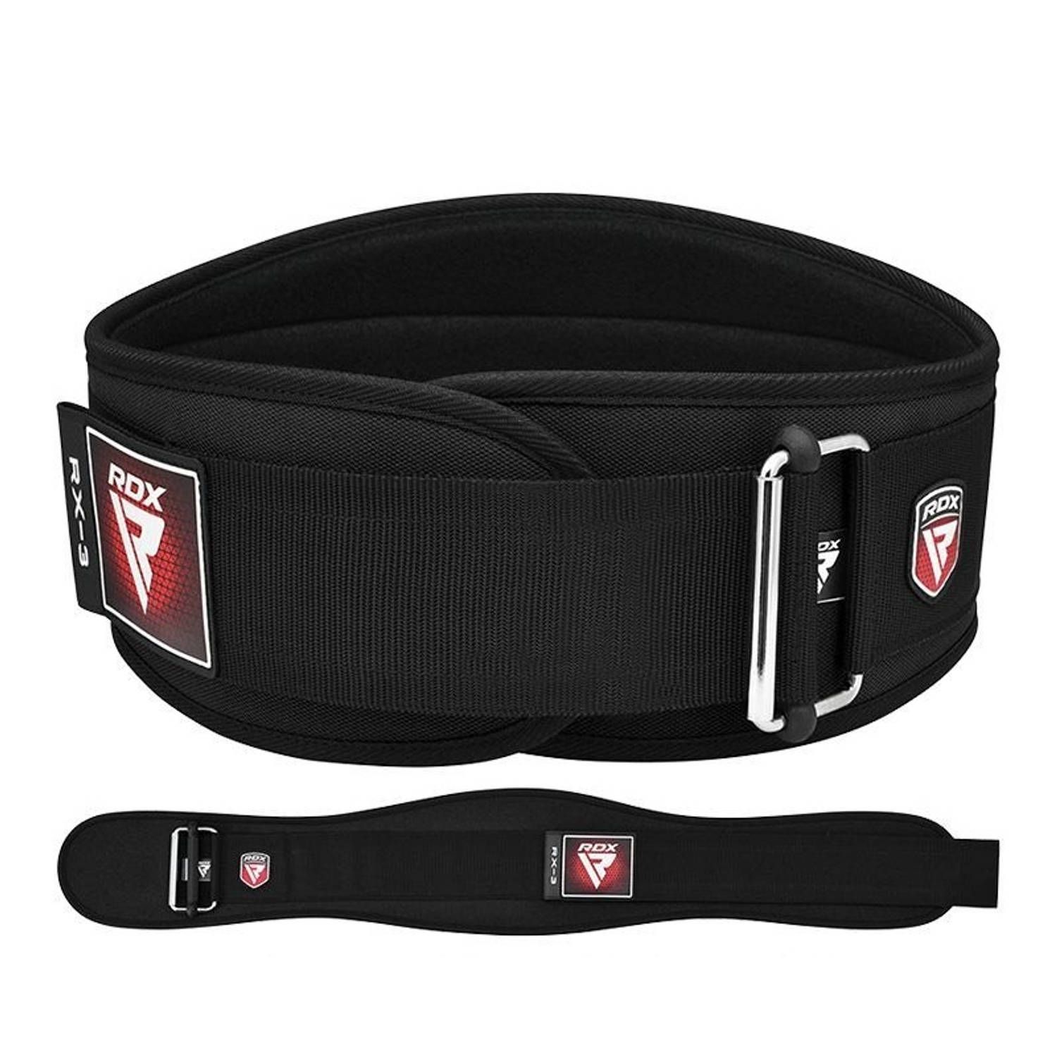 RDX Sports x3 Gewichtsriem - Neopreen - Zwart - XL - 5054421894194